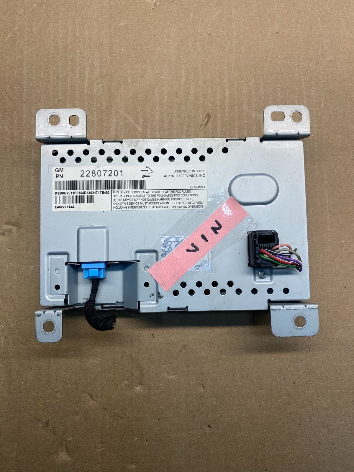 2010 - 2011 Chevrolet Equinox Radio Display Screen Information Dash Oe AG1794 DG3