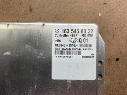 2000 to 2003 Mercedes ML-Class ML320 ABS Control Module 1635458032 H8684 PS2