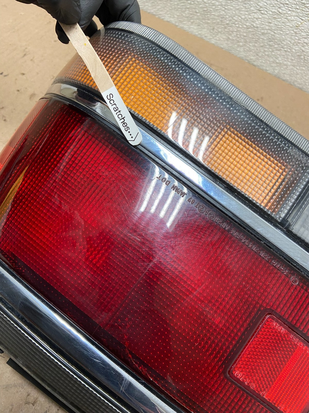 1990-1991 Subaru Legacy Right Passenger RH Side Tail Light OEM Y0581 GD3