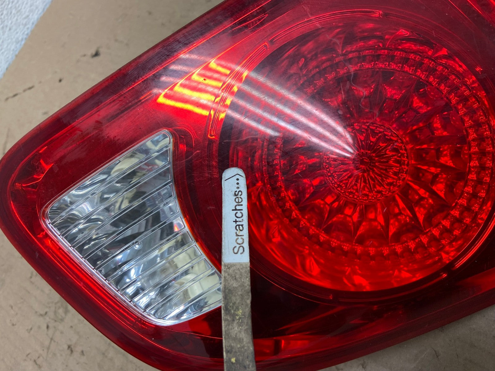 2007 2008 2009 Hyundai Santa Fe Left Driver LH Tail Light Inner AF3251 LK3