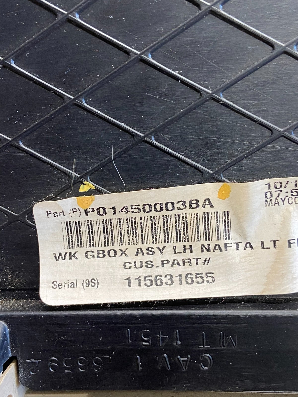 2011-2021 Jeep Grand Cherokee Front Right Passenger Storage Glove Box AH1571 DG5