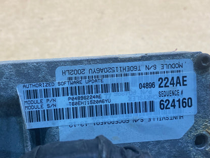 2002 Dodge Intrepid Concorde Engine Computer Control Module ECU AD7447 DG2