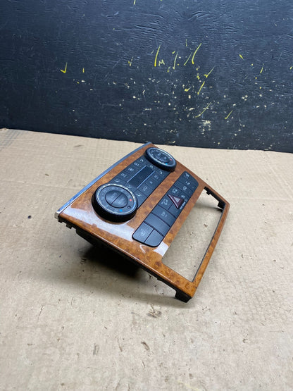 2007-2012 Mercedes X164 GL350 GL450 Climate Control Bezel Wood Switch Z0163 DG1
