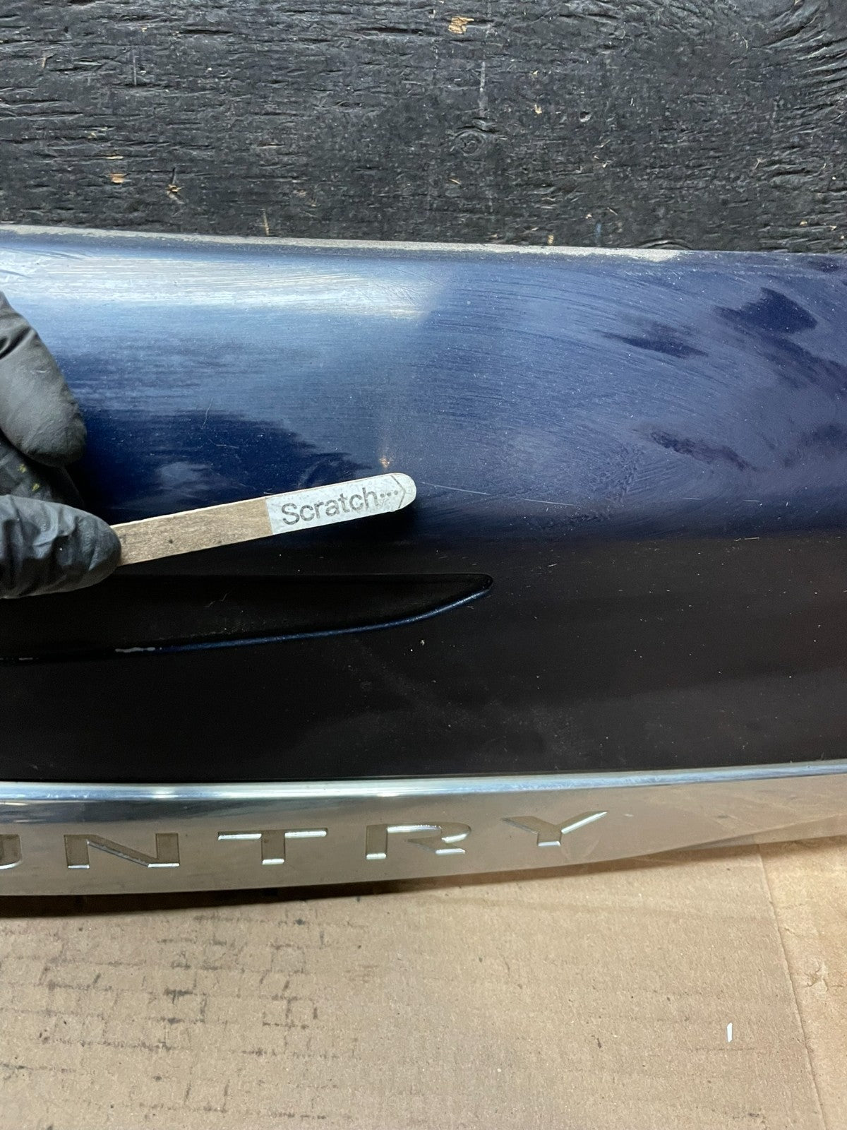 2011 to 2016 Chrysler Town & Country Tailgate Trim w/ Camera Panel OEM U8140 DG3