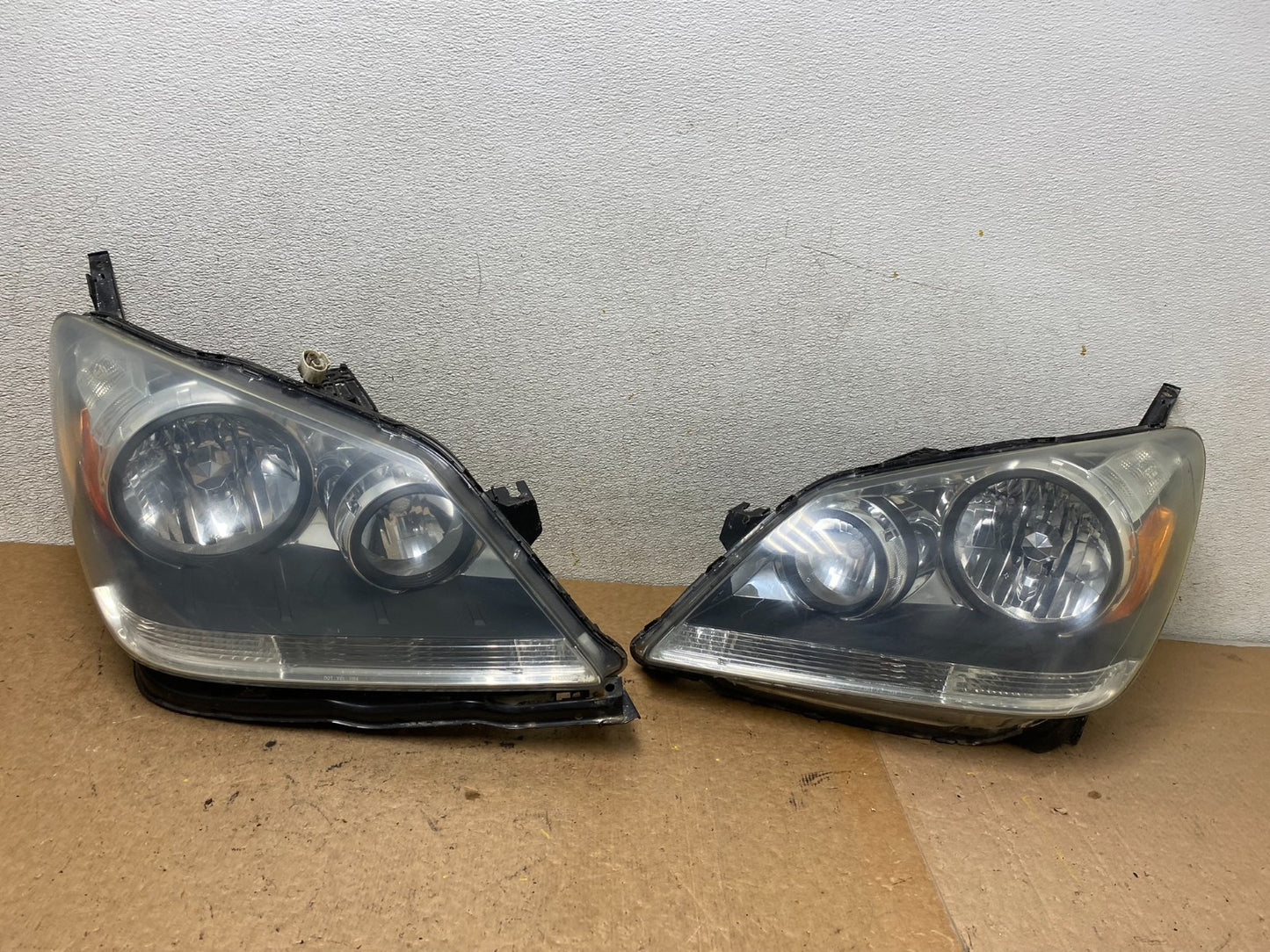 2005 2006 2007 Honda Odyssey Left+Right Set Halogen Headlights S7840 DW0