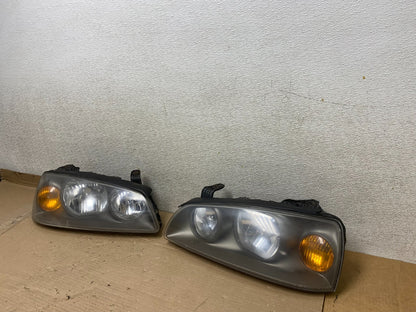 2004 2005 2006 Hyundai Elantra Left+Right Set Halogen Headlights U0824 DW1