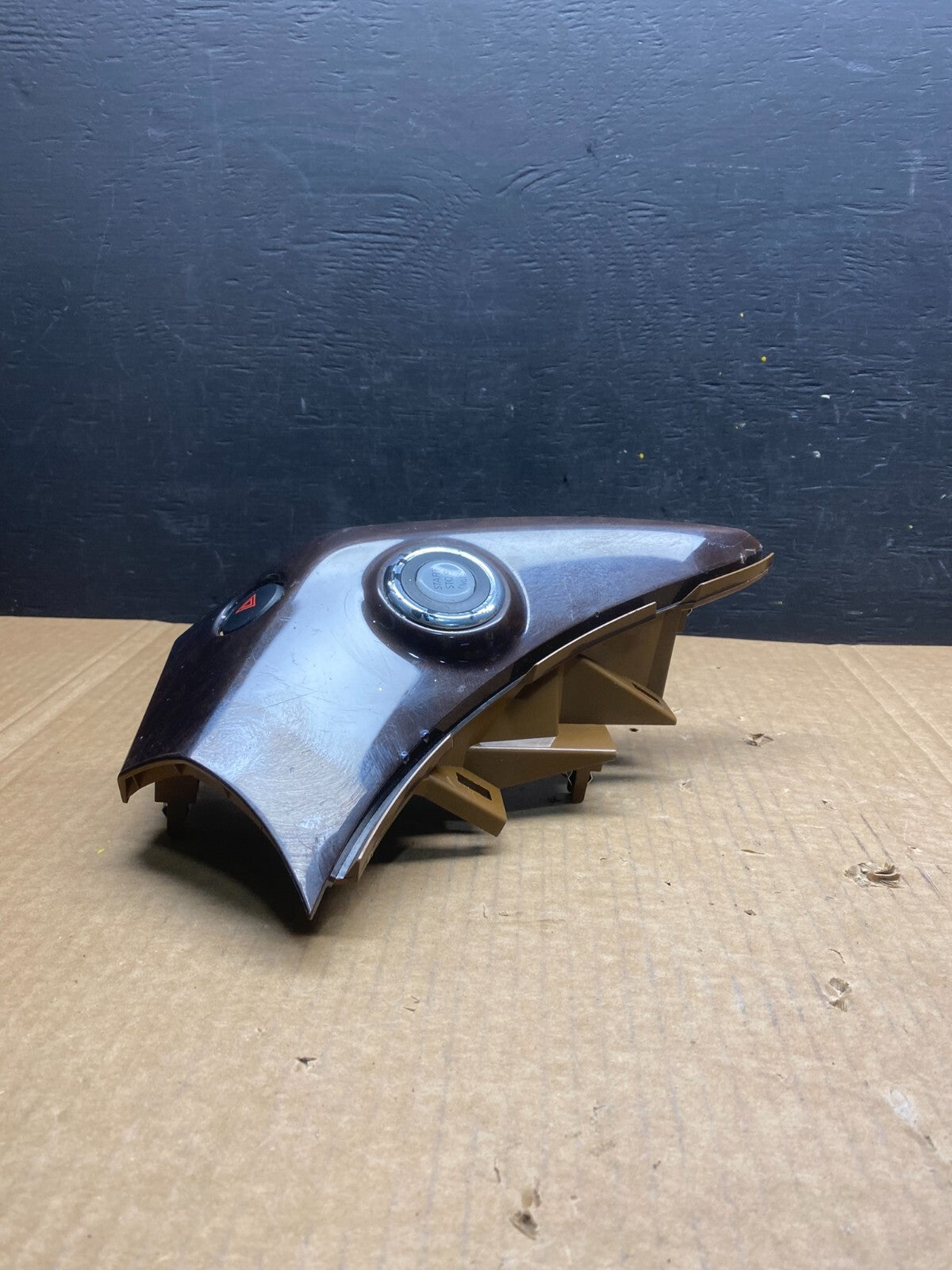 2011 to 2017 Nissan Quest Ignition Switch Bezel Woodgrain Hazard Switch H80774