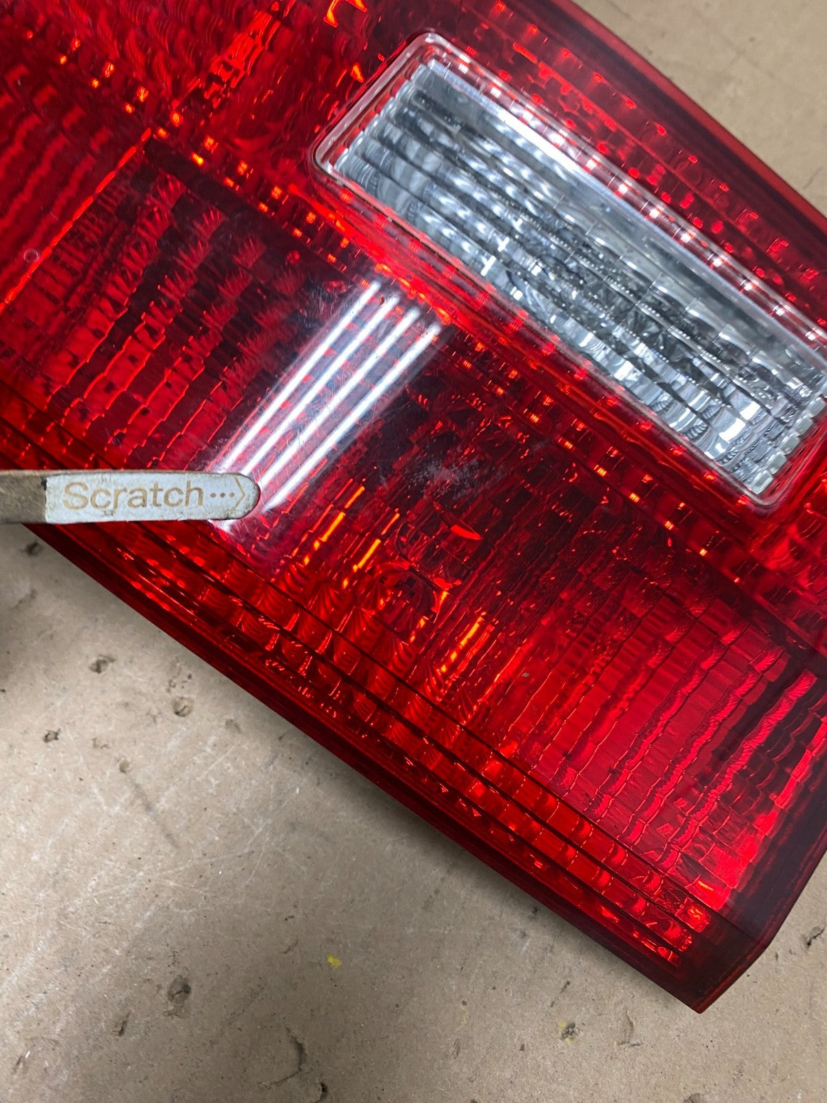 2005 Honda Accord Left Side Driver Lh Inner Trunk Lid Tail Light U7158 DW4