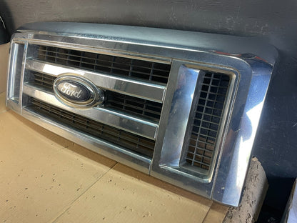 2008 to 2014 Ford Econoline E150 E250 Front Upper Chrome Grill Grille ae3594 DG1