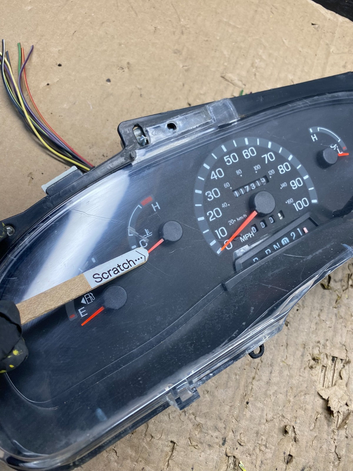 1997 - 2002 Ford Econoline E150 E250 Van Speedometer Instrument Cluster T1660 DG3