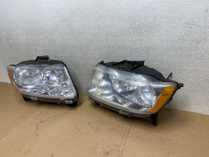 2011-2013 Jeep Grand Cherokee Left+Right Halogen Headlights W8417 DW1