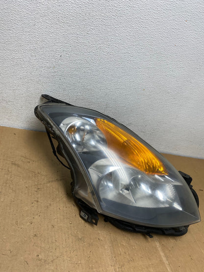 Sedan 2007 to 2009 Nissan Altima Right Passenger Halogen Headlight AC8666 DW2