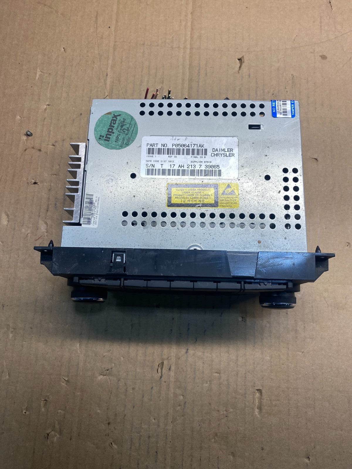 2005-2009 Chrysler Dodge Jeep Ram Radio CD MP3 AUX Receiver ab4322 DG3