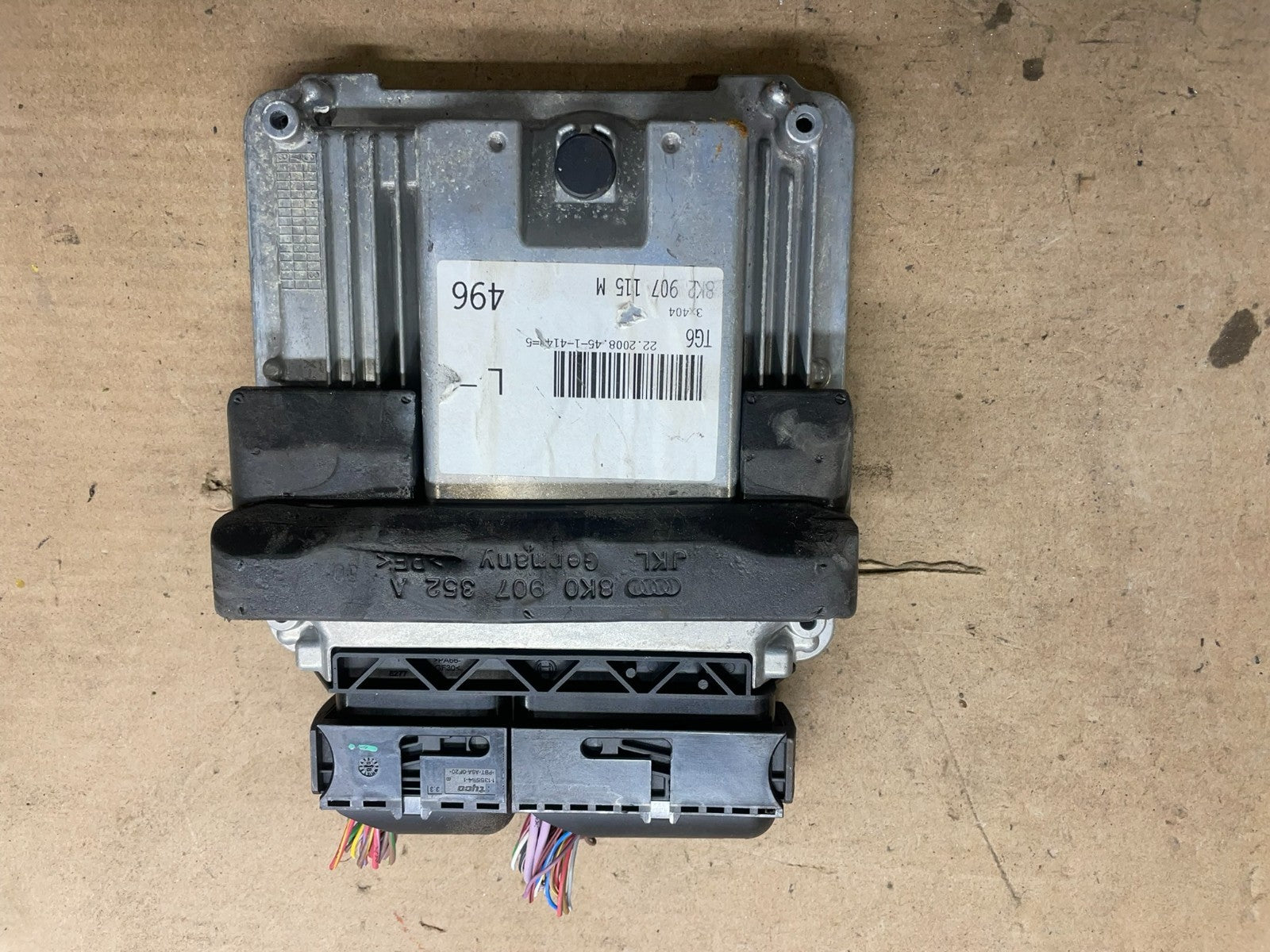 2009 Audi A4 2.0L Engine Computer Ecu Pcm Ecm Pcu P7479 DG0