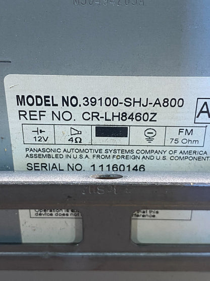 2005 to 2010 Honda Odyssey Am Fm Cd Player Radio Receiver ag3838 DG6