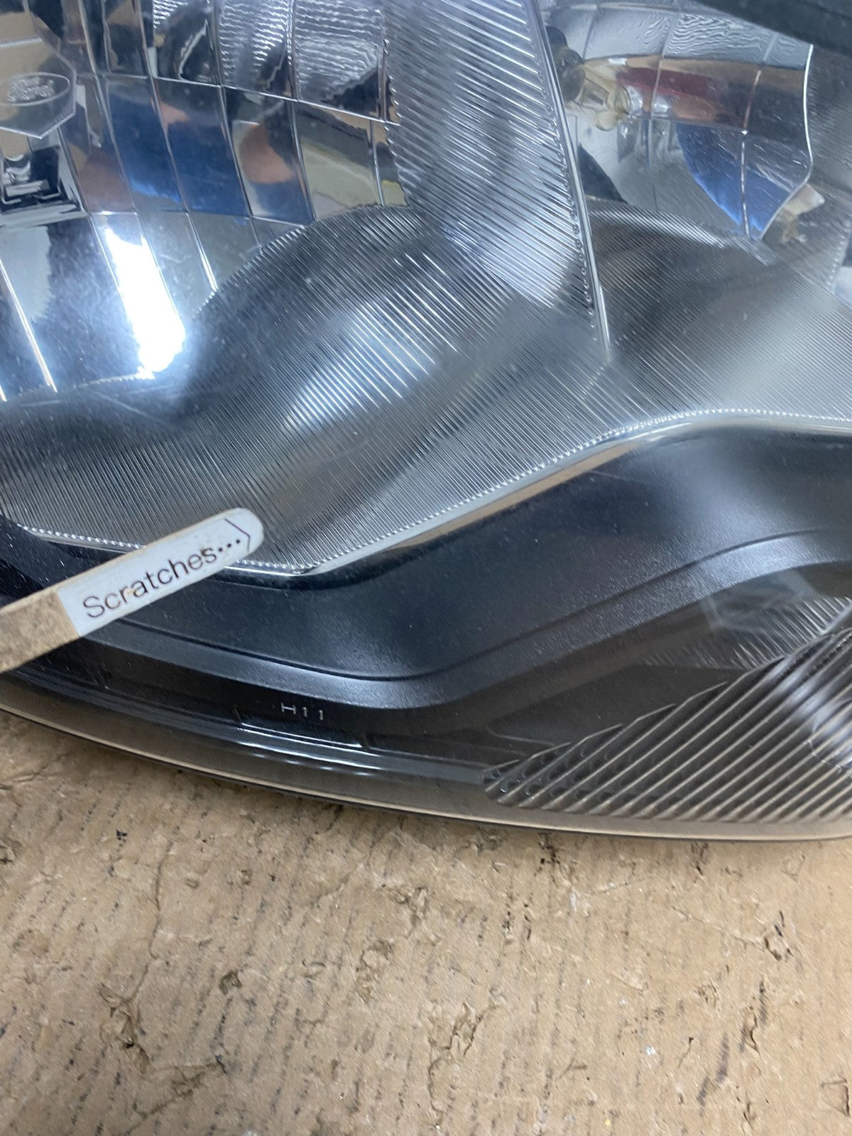 2015-2019 Ford Transit VAN Right Passenger Halogen Black Headlight AD8822 DW3