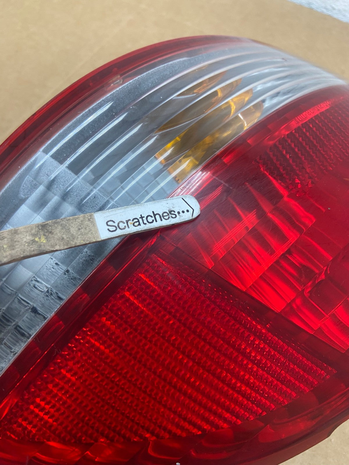 2001 to 2002 Honda Accord Sedan 4door Right Passenger Tail Light AD5292 LK3