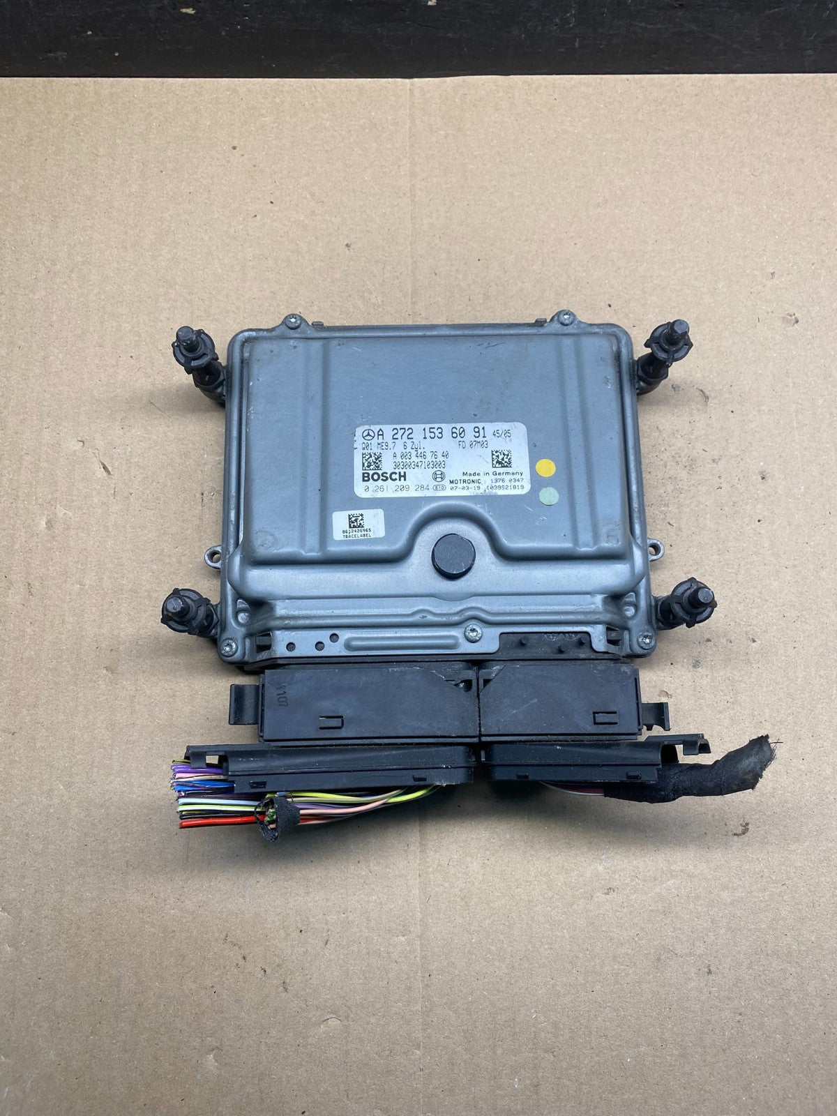 2007-2009 Mercedes E350 ML350 R350 3.5 ECU ECM Engine Control Module aj0283 DG0