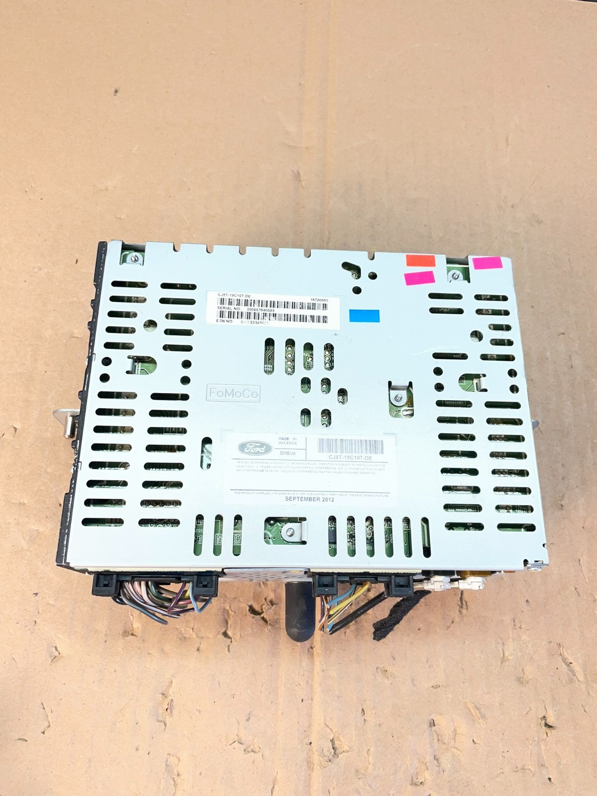 2013 2014 2015 Ford Escape Radio Receiver ID CJ5T-19C107-CJ AD5971 DG5