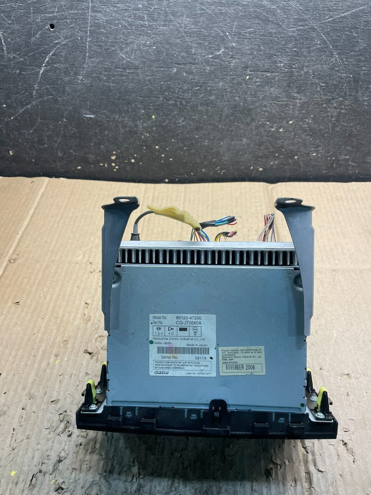 2006 to 2009 Toyota Prius OEM Radio AM/FM CD Player Oem X4154 DG6