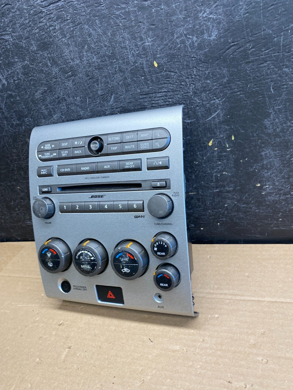 2004 to 2007 Nissan Armada Bose Radio CD Player A/C Climate Control OE AG5214 DG2