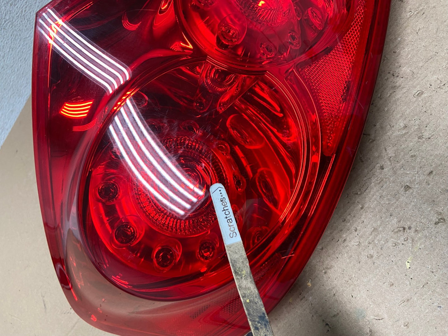 2007 to 2013 Infiniti G35 G37 Sedan Left Driver LH Side Tail Light AF4983 LK3