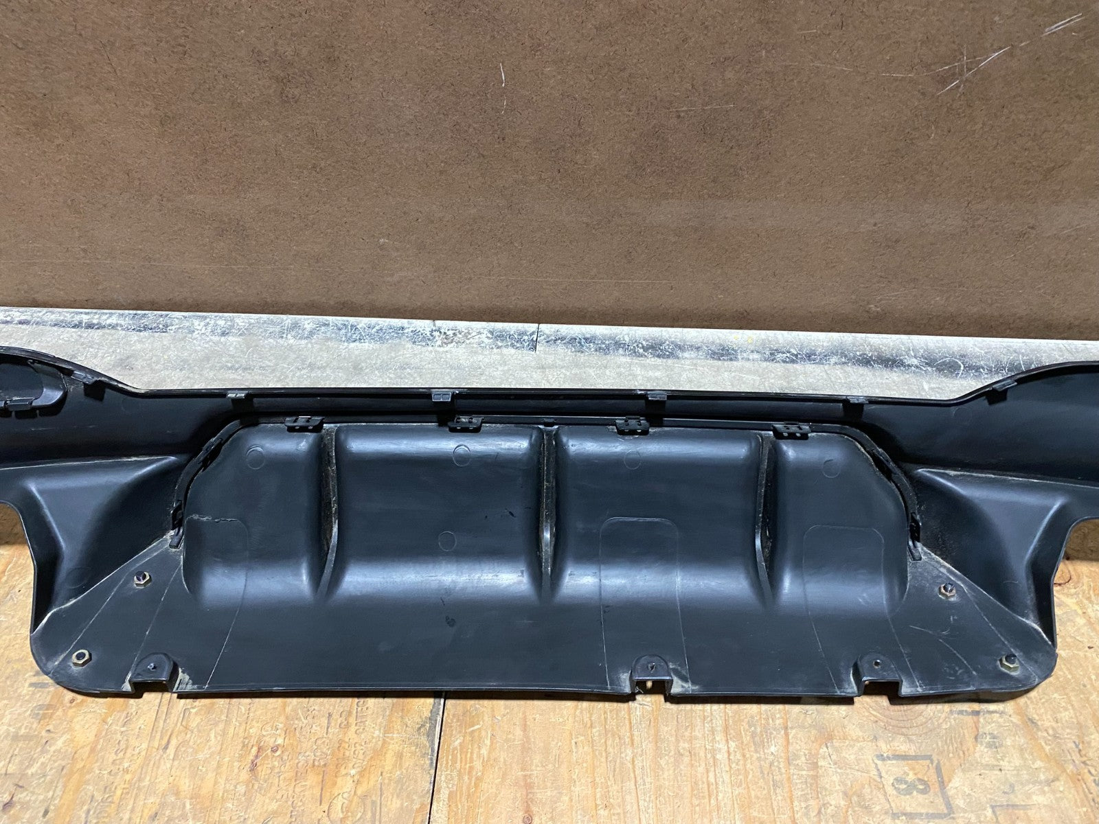 2017 to 2023 BMW G30 5 Series Style Gloss Black Rear Bumper Diffuser T1576 PS10