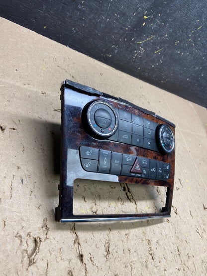 2007-2012 Mercedes X164 GL350 GL450 Climate Control Bezel Wood Switch U5685 DG2