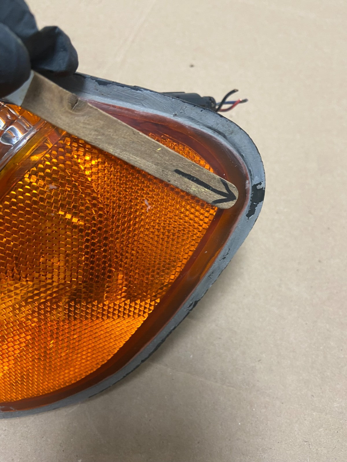 1998 to 2000 Kia Sportage Left Driver LH Front Turn Signal DEPO AE4838 DW4