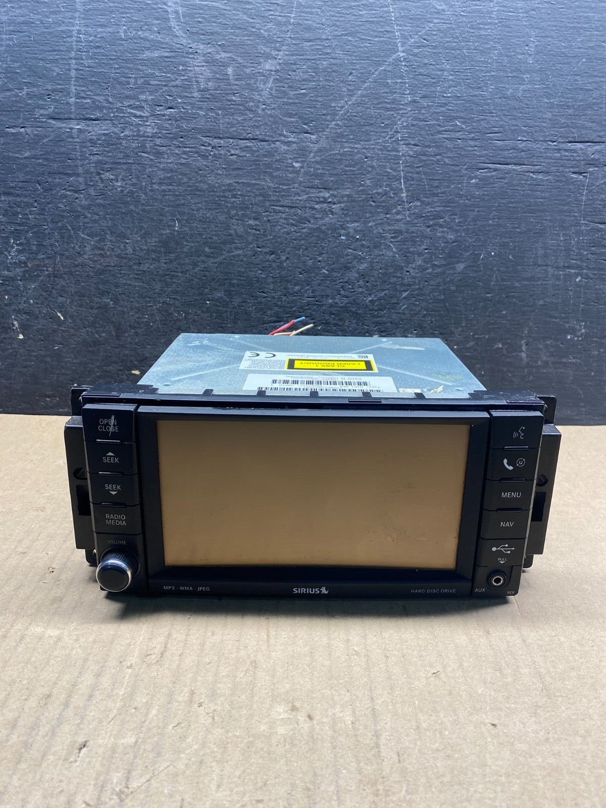 2007 2014 Jeep Dodge Chrysler Screen Display CD Player Satellite Radio AG6003 DG0