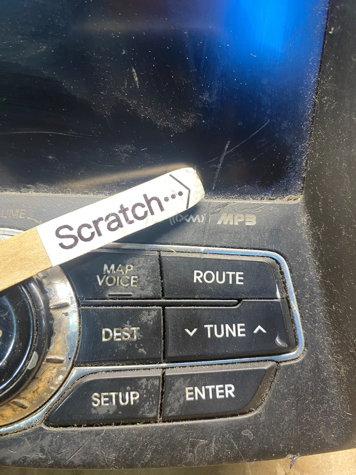 2011 to 2014 Hyundai Sonata Radio Navigation Screen Display ab4357 DG1