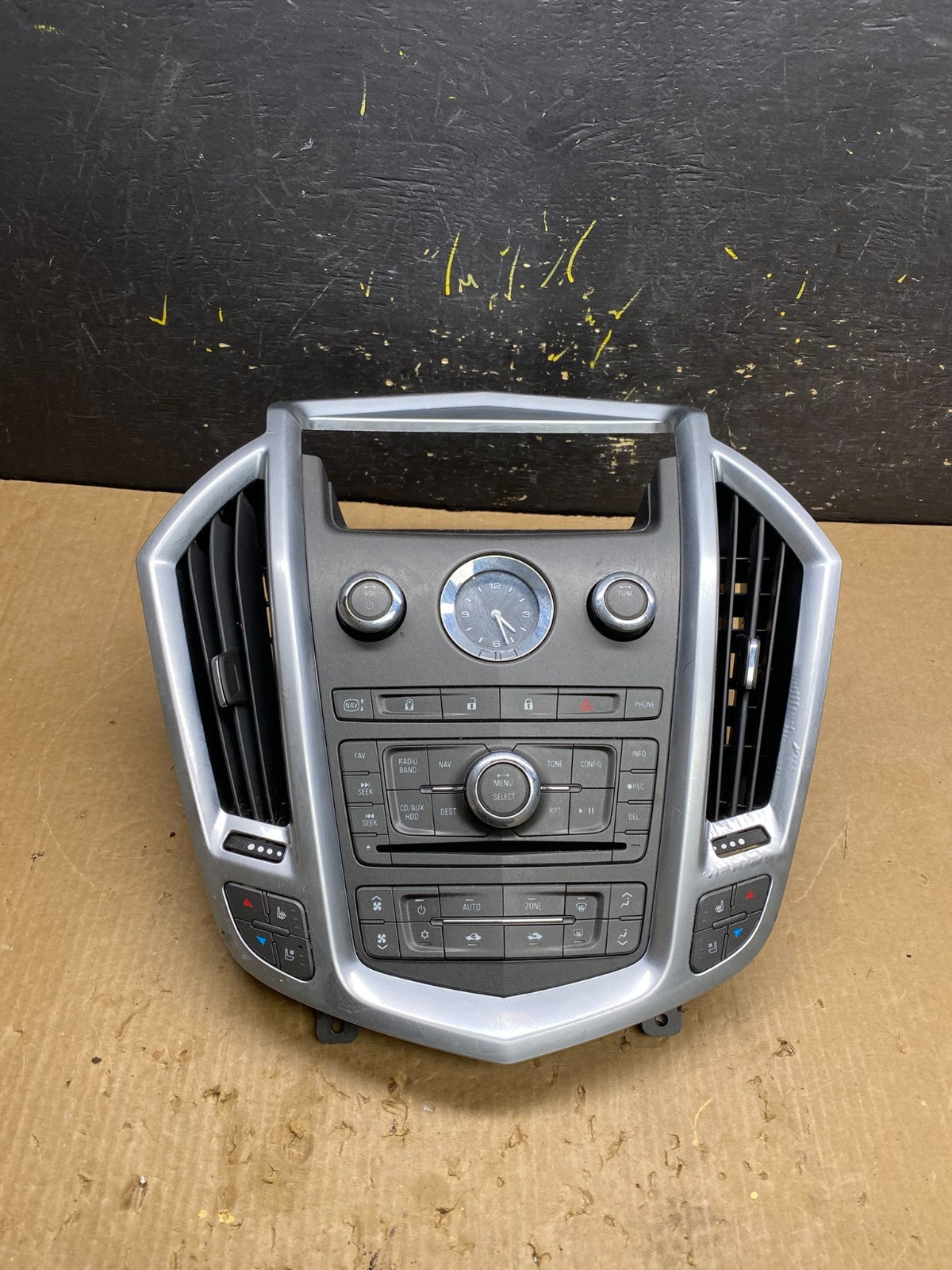 2011-2012 Cadillac SRX A/C Heater Radio Climate Control Panel Bezel OEM Z4339 DG0