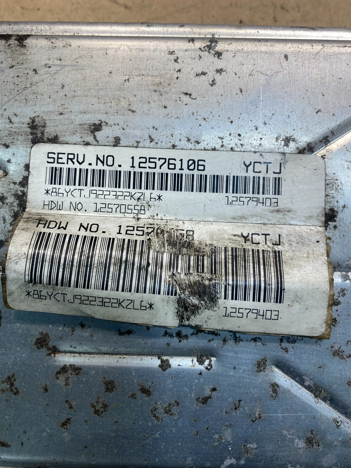 2003-2006 Chevrolet Tahoe Silverado Engine Control 12576106 ECM ECU ab7297 DG2