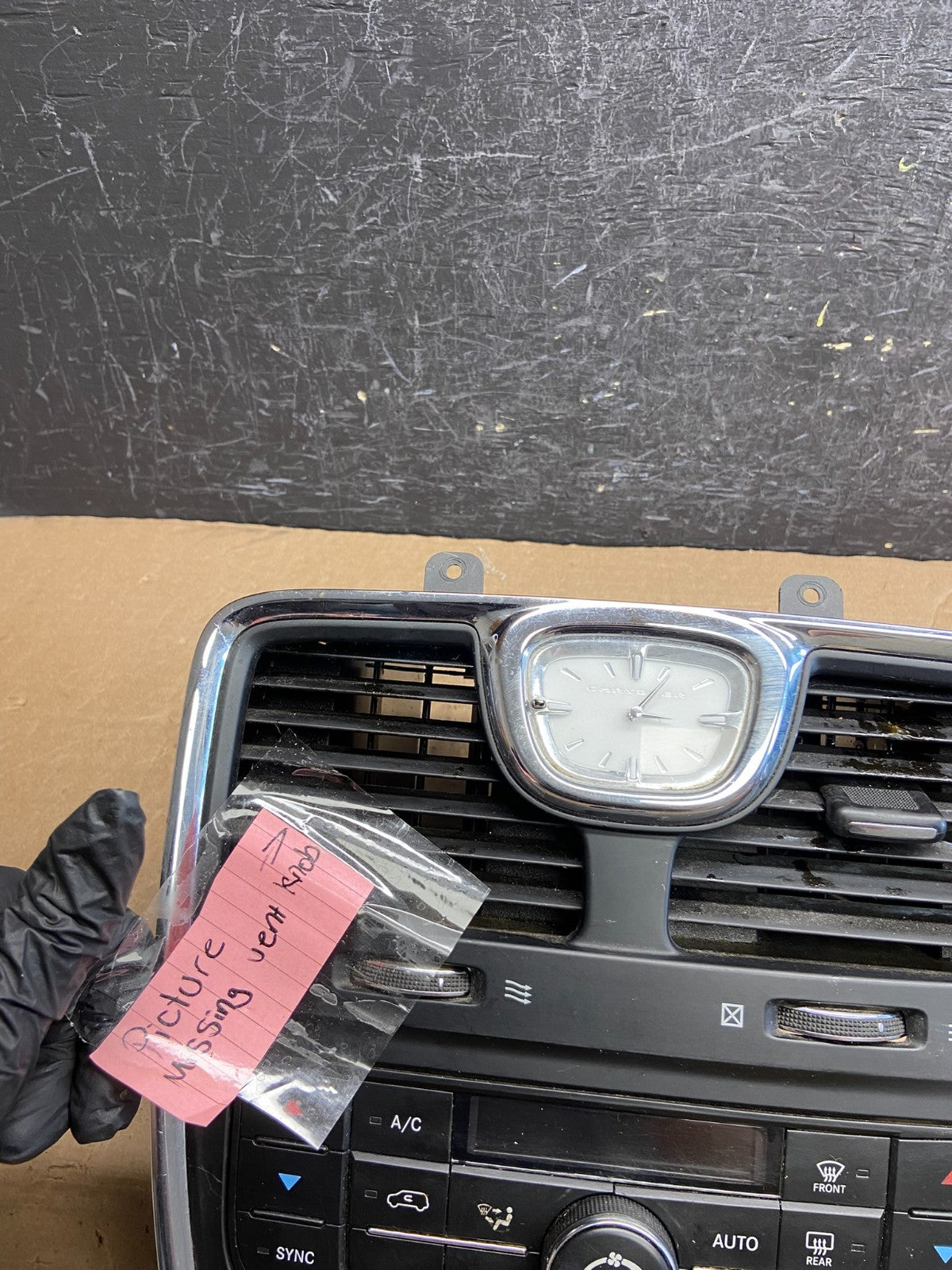 2011-2016 Chrysler Town Country Climate Control Panel Center Dash Trim AF2352 DG1