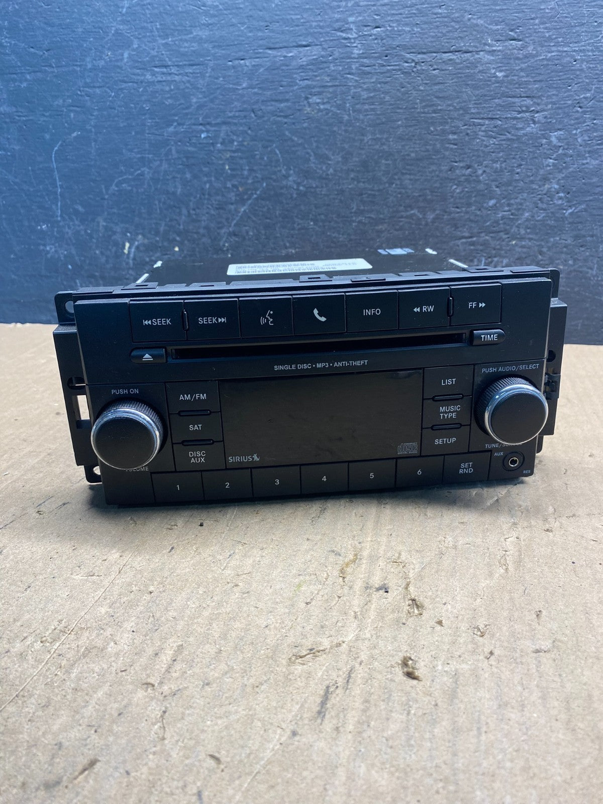 2007-2012 Chrysler Dodge Jeep Ram Radio CD MP3 AUX Receiver AE7851 DG0