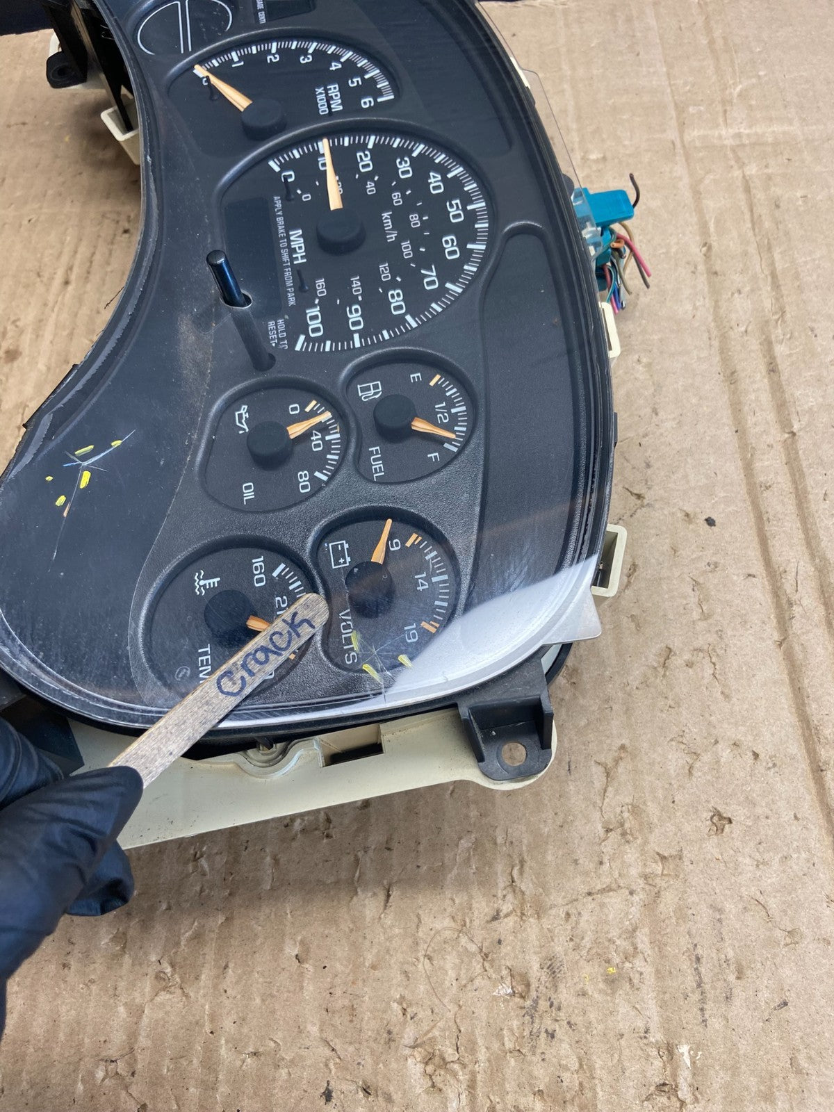 2002 GMC Yukon Speedometer Cluster Gauge ae2019 DG5