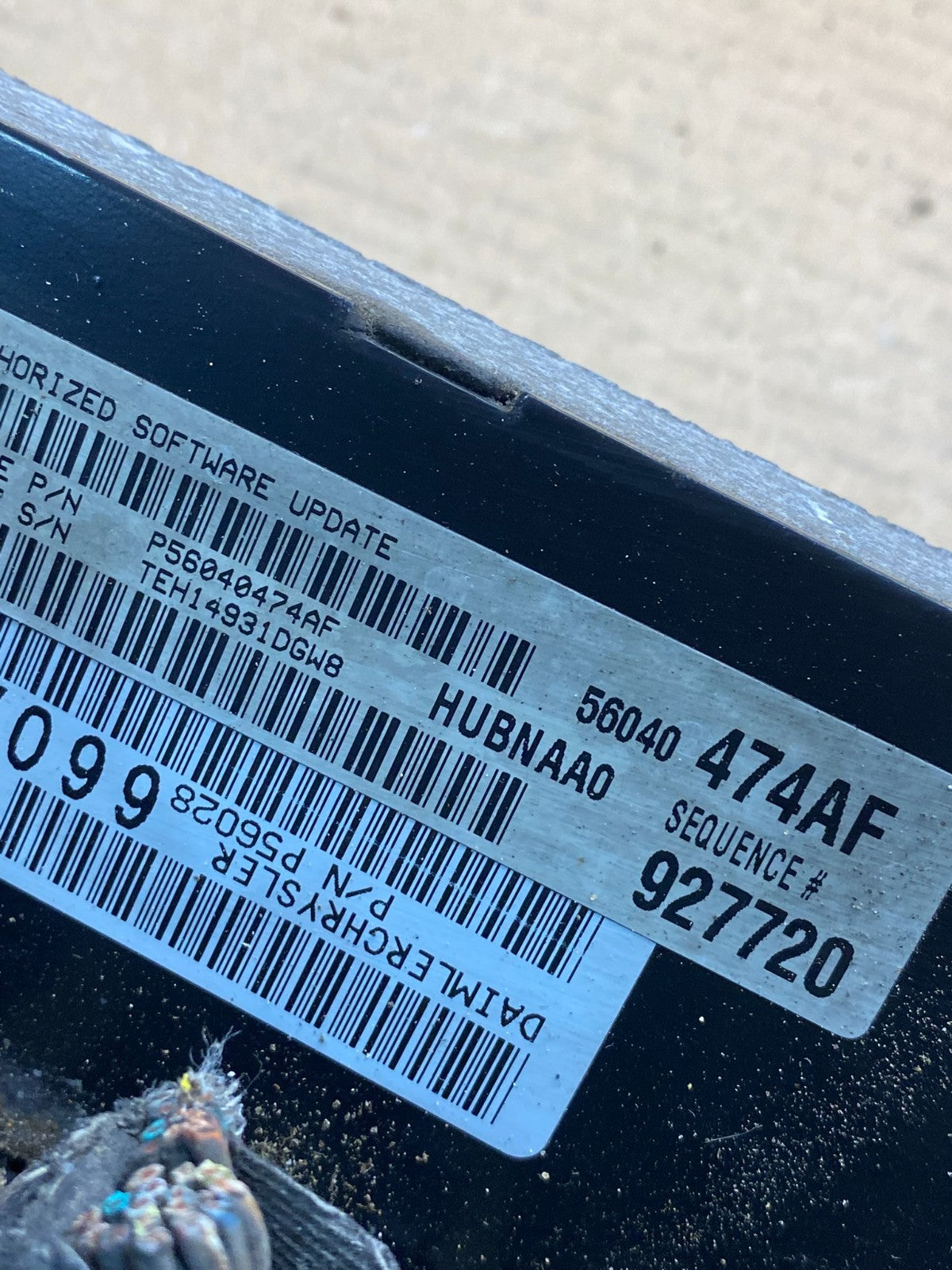 2003 Dodge Ram 1500 4.7L ECU ECM Engine Control Computer AH9887 DW2