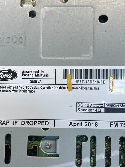 2017 - 2020 Lincoln MKZ Audio Radio Receiver AM FM CD MP3 AG9361 DG2