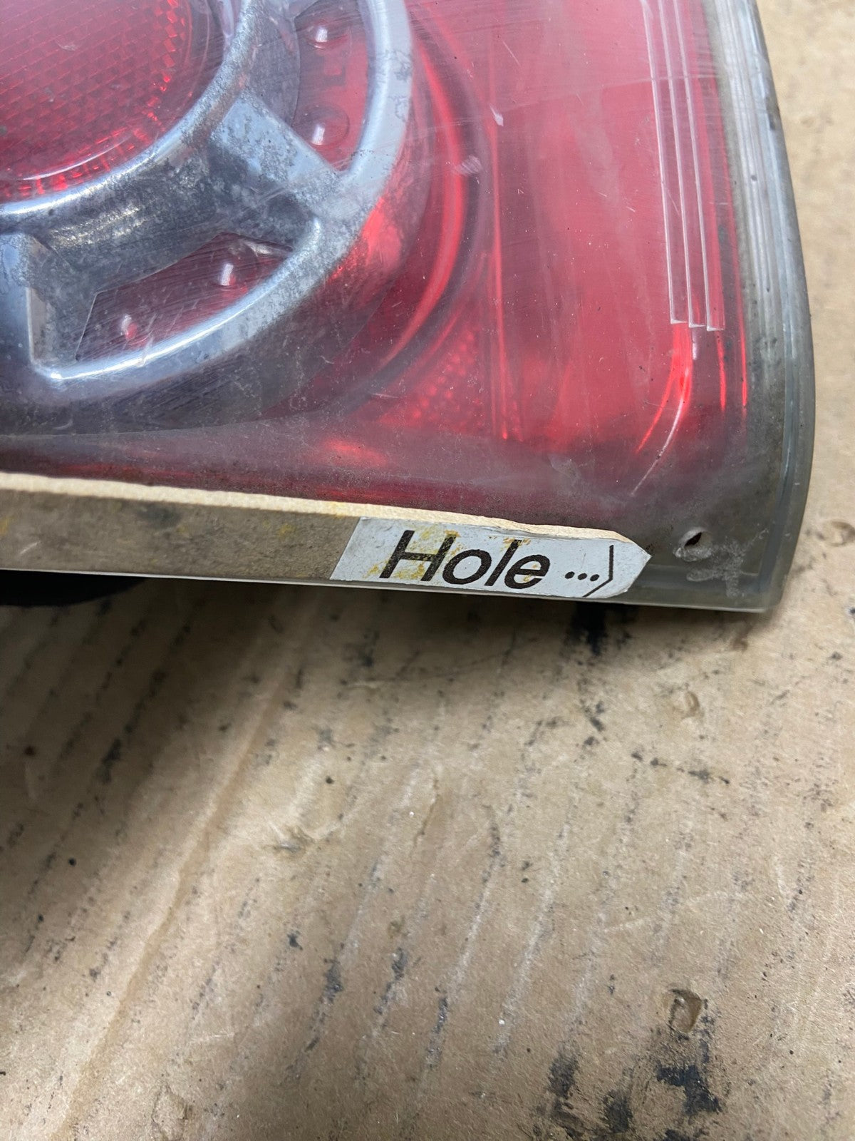 2007 to 2012 GMC Acadia Right Passenger Rh Hatch Tail Light Inner AG2104 LK5