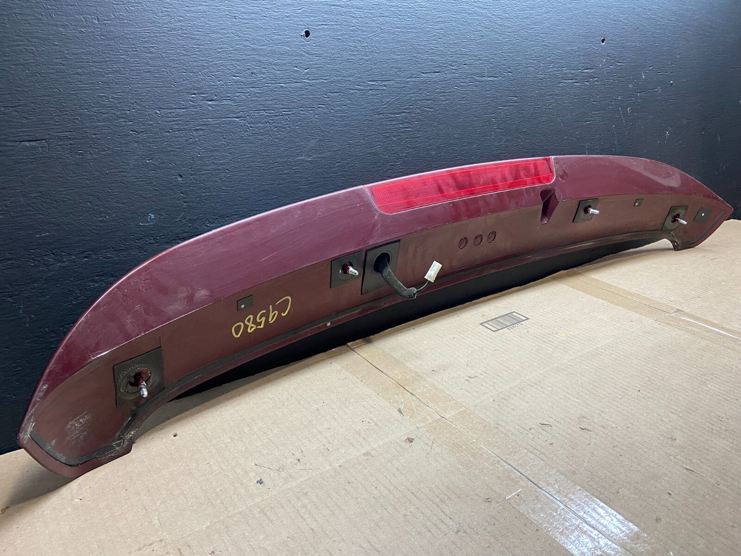 2007 to 2012 Hyundai Santa Fe Rear Spoiler W/3rd Brake Light C9580 DG6
