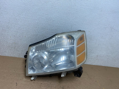 2004 to 2007 Nissan Armada Left Driver Lh Side Headlight Halogen M4920 DW0