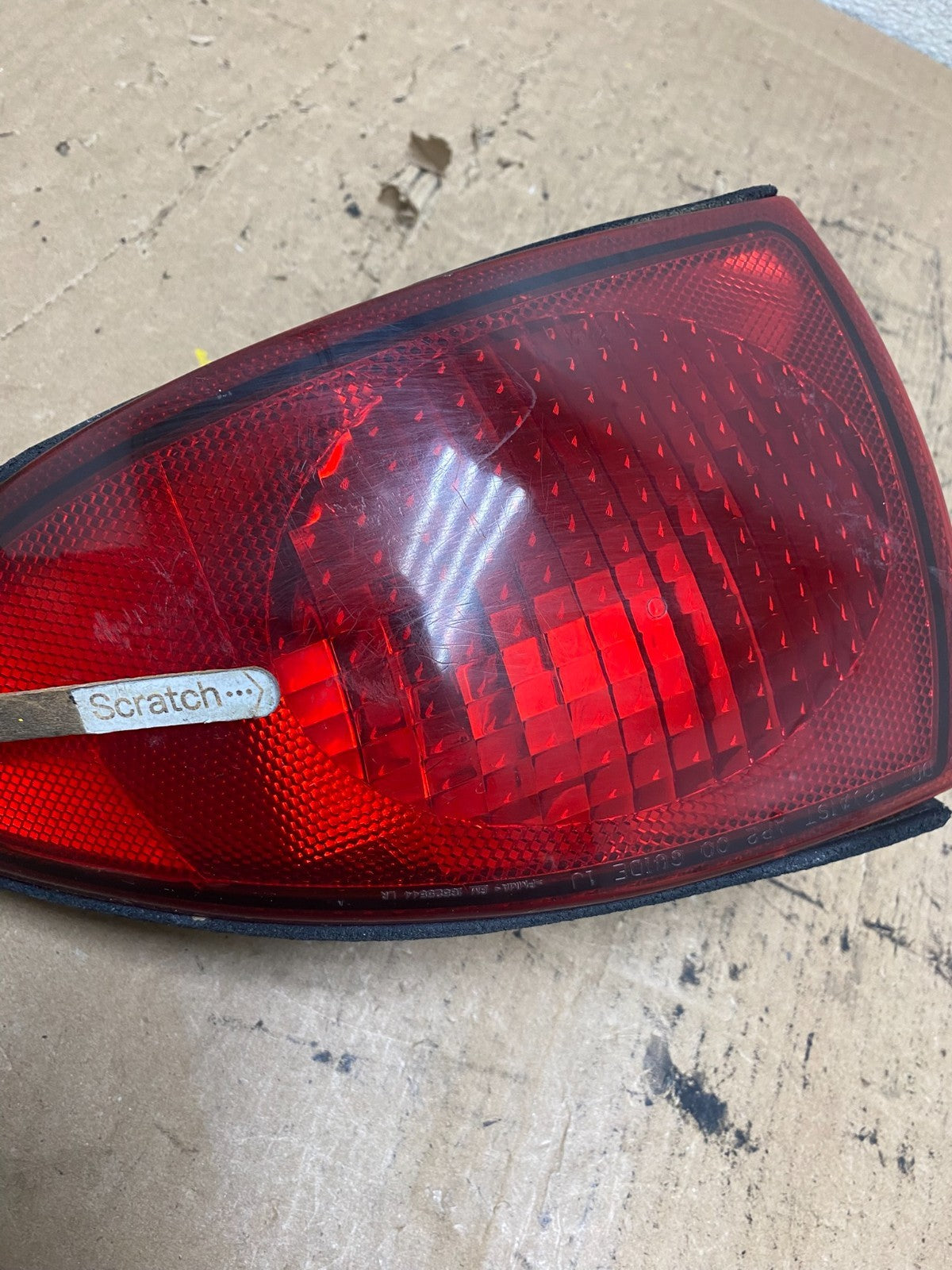 2000 to 2002 Chevrolet Cavalier Right Passenger  Side Tail Light OEM S1630 DW4