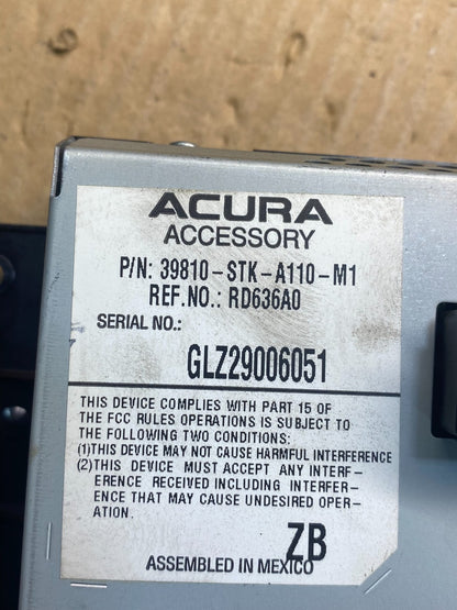 2007 to 2009 Acura RDX Radio Audio Navigation Display Screen AD1587 DG3