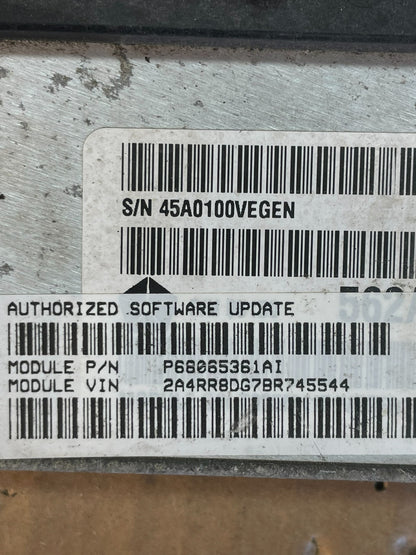 2011 Dodge Grand Caravan Town & Country ECU Engine Computer AC5484 DG2