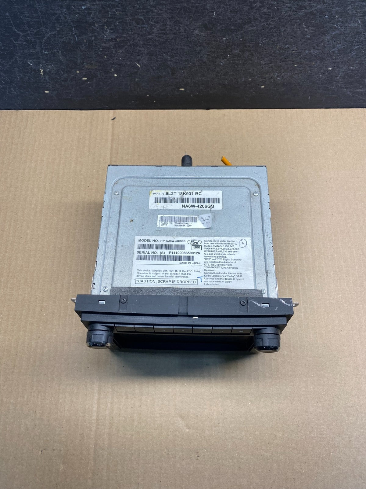 2007 - 2014 Ford Expedition Explorer Radio CD Player Screen Display OE AG9420 DW3
