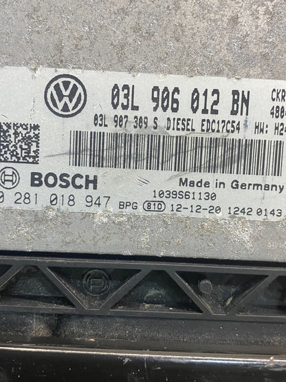 2013 2014 Volkswagen Jetta Passat 2.0L ECM Engine Control Unit ECU AE7798 DW2