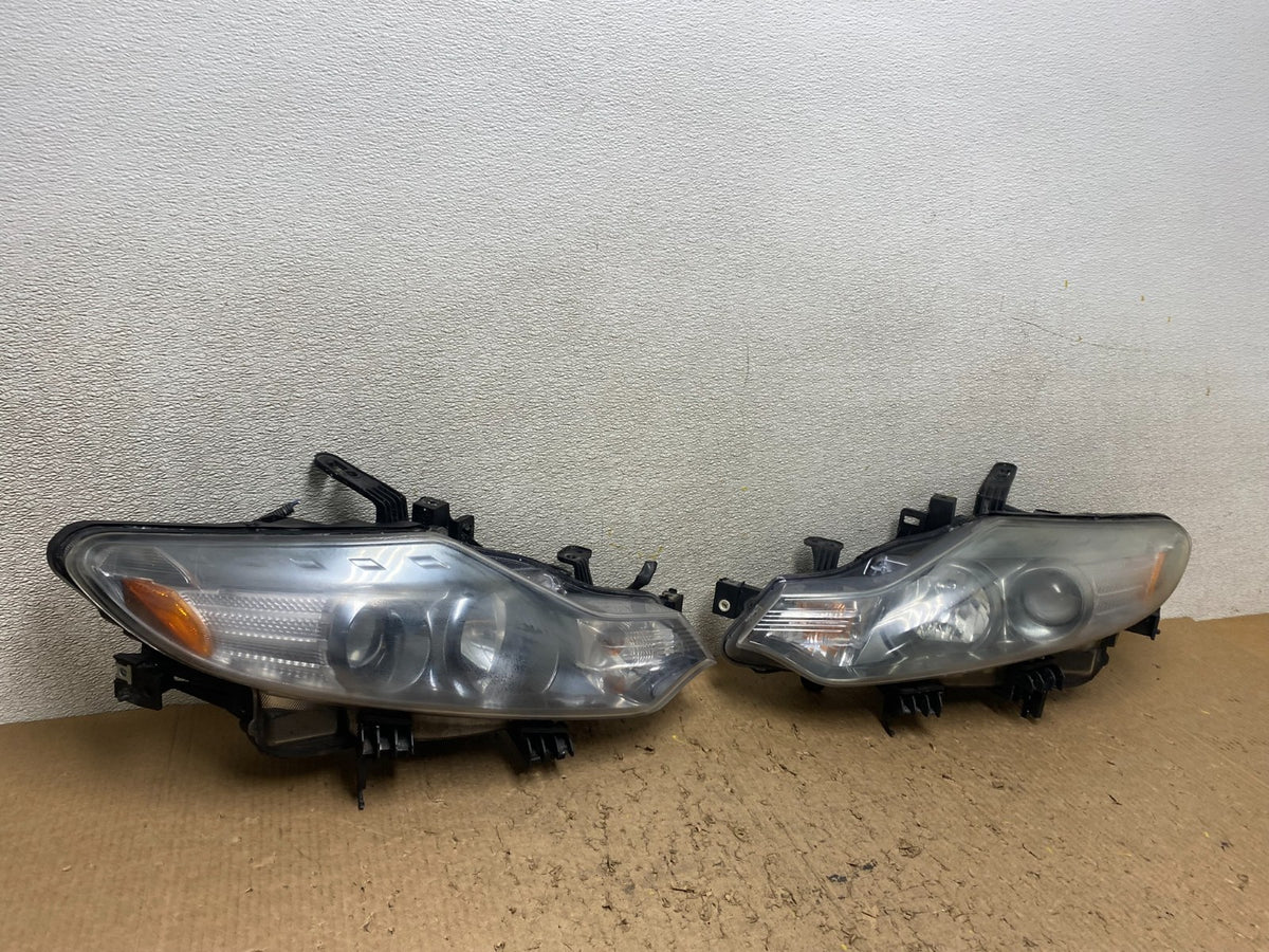 Halogen 2011 2012 2013 2014 Nissan Murano Headlights Left+Right Side W8294 DW2