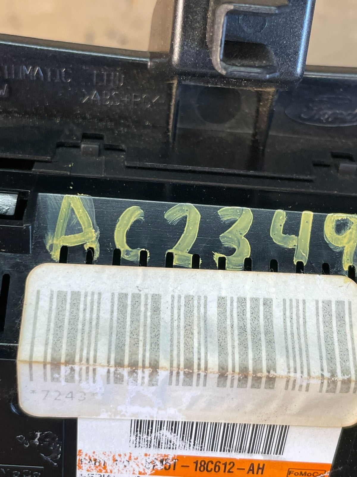 2012 2013 2014 Ford Focus Ac Heater Climate Control Temperature Oem AC2349 DG8