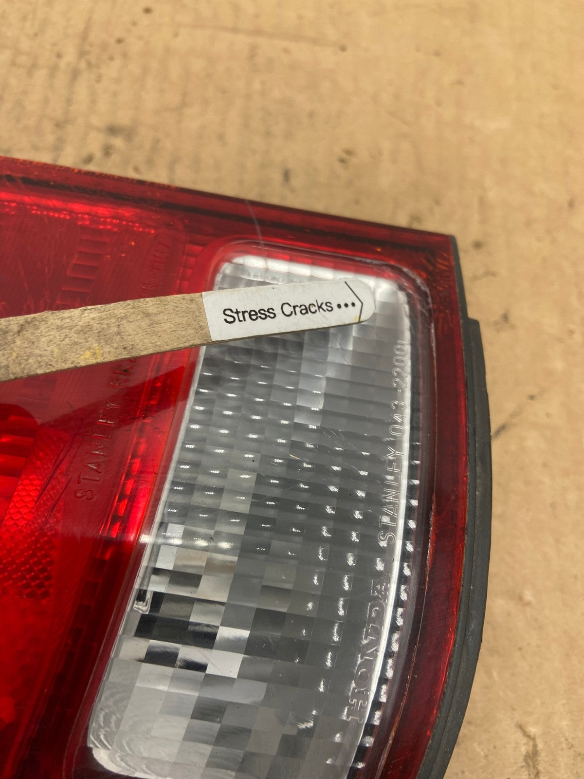 1997 1998 1999 2000 2001 Honda Crv Cr-v Left Driver Lh Tail Light AD2850 LK4