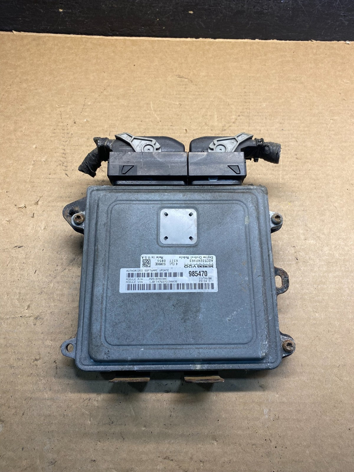 2007 2010 Jeep Compass Patriot 2.4L PCM ECM ECU Engine Computer Module AD9946 DW0